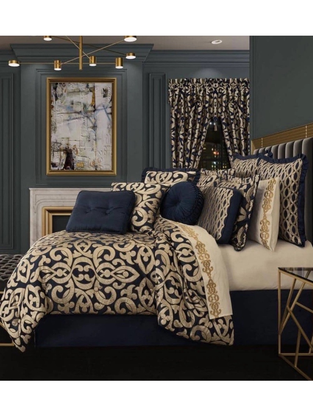 J. Queen New York Biagio Comforter Set NWT Sz Queen NWT